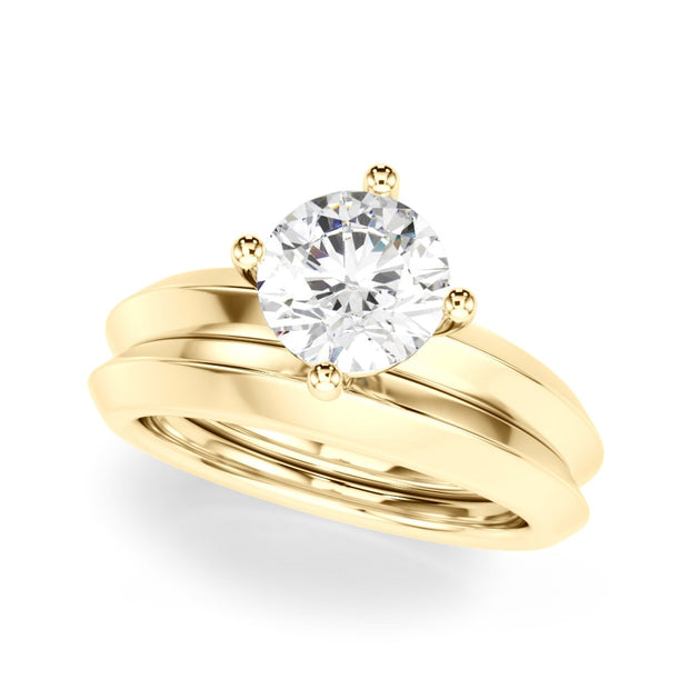 14K Yellow Gold 1 ct tw Solitaire Diamond Engagement Ring