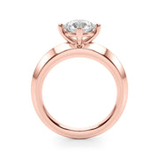 18K Rose Gold 1 ct tw Solitaire Diamond Engagement Ring