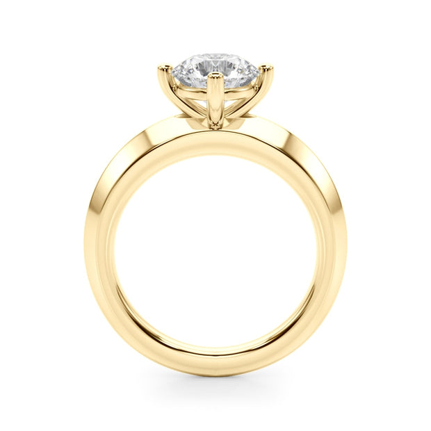 18K Yellow Gold 1 ct tw Solitaire Diamond Engagement Ring