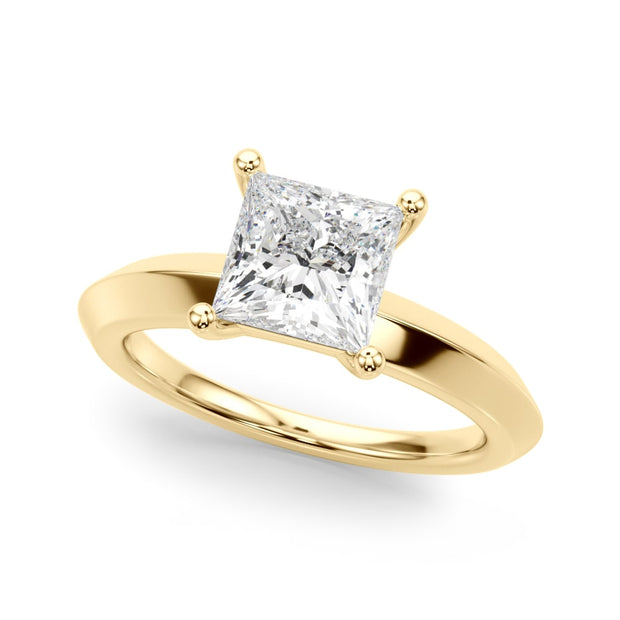 18K Yellow Gold 3/4 ct tw Solitaire Diamond Engagement Ring