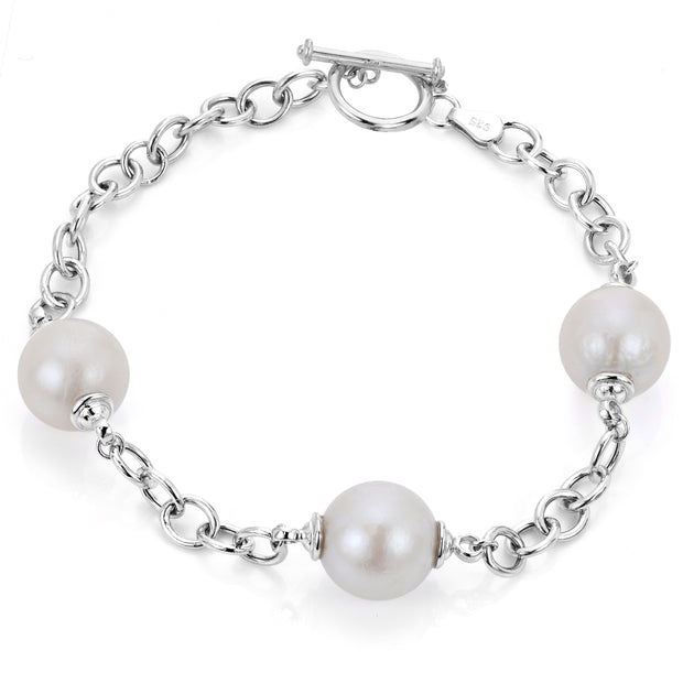 Sterling Silver Freshwater Pearl Bracelet