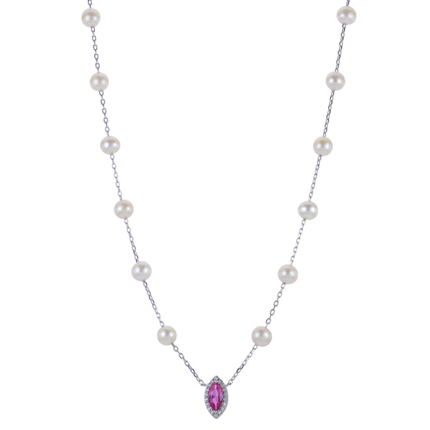 Sterling Silver Freshwater Pearl Necklace