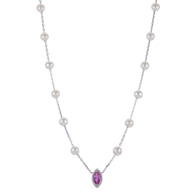 Sterling Silver Freshwater Pearl Necklace