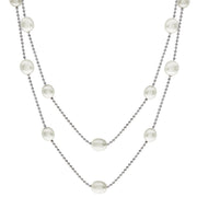 Sterling Silver Freshwater Pearl Necklace