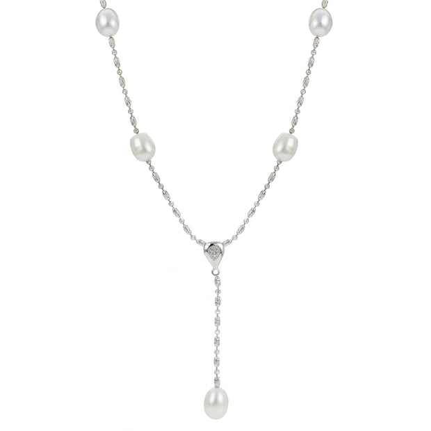 Sterling Silver Freshwater Pearl Necklace