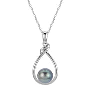 Sterling Silver Tahitian Pearl Pendant