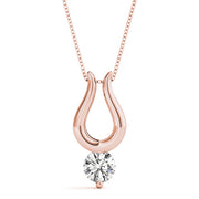 Solitaire Diamond Pendant