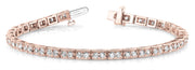 14K Rose Gold 2 ct tw Vintage Diamond Bracelet