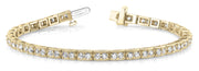 14K Yellow Gold 2 ct tw Vintage Diamond Bracelet