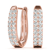 J-Hoops Diamond Earring