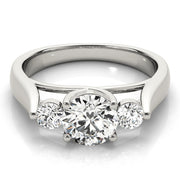 Three Stone Diamond Engagement Ring