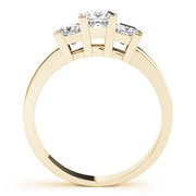 14K Yellow Gold 1 1/4 ct tw Three Stone Diamond Engagement Ring