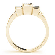 14K Yellow Gold 1 1/8 ct tw Three Stone Diamond Engagement Ring