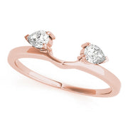 14K Rose Gold 1/3 ct tw Diamond Wedding Ring