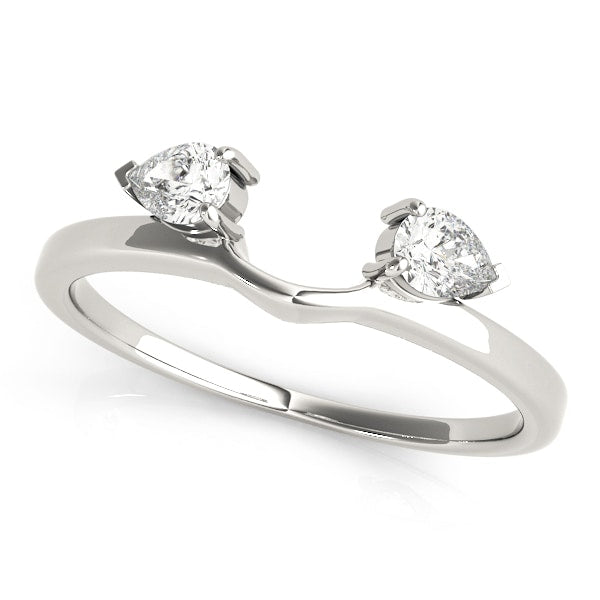 18K White Gold 1/3 ct tw Diamond Wedding Ring