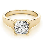 18K Yellow Gold 1/4 ct tw Solitaire Diamond Engagement Ring