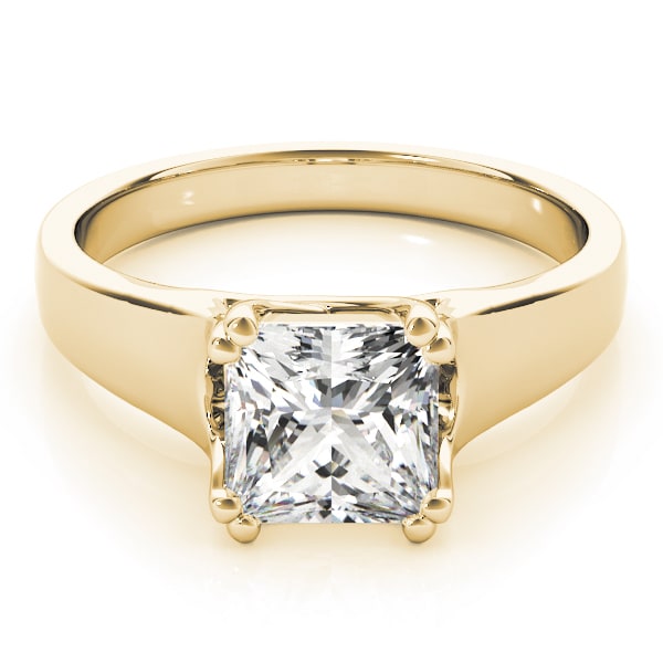 18K Yellow Gold 1/4 ct tw Solitaire Diamond Engagement Ring