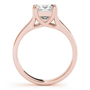 18K Rose Gold 1/4 ct tw Solitaire Diamond Engagement Ring