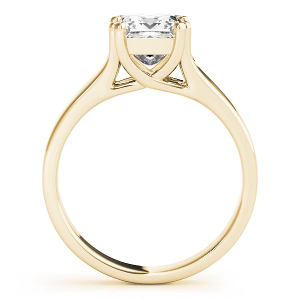 18K Yellow Gold 1/4 ct tw Solitaire Diamond Engagement Ring