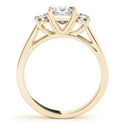 14K Yellow Gold 1 ct tw Three Stone Diamond Engagement Ring