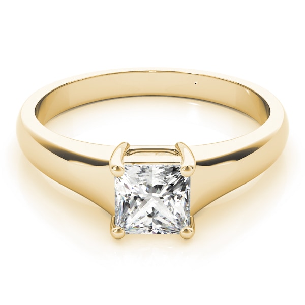 18K Yellow Gold 3/4 ct tw Solitaire Diamond Engagement Ring