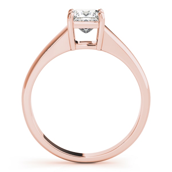 14K Rose Gold 3/4 ct tw Solitaire Diamond Engagement Ring