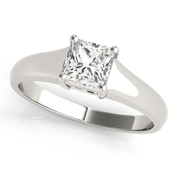14K White Gold 3/4 ct tw Solitaire Diamond Engagement Ring