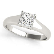 Platinum 3/4 ct tw Solitaire Diamond Engagement Ring