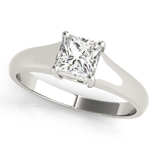 Platinum 3/4 ct tw Solitaire Diamond Engagement Ring