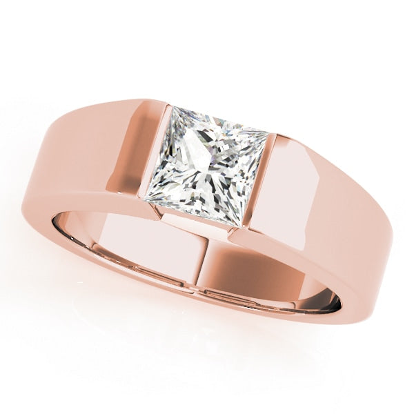 18K Rose Gold 5/8 ct tw Solitaire Diamond Engagement Ring
