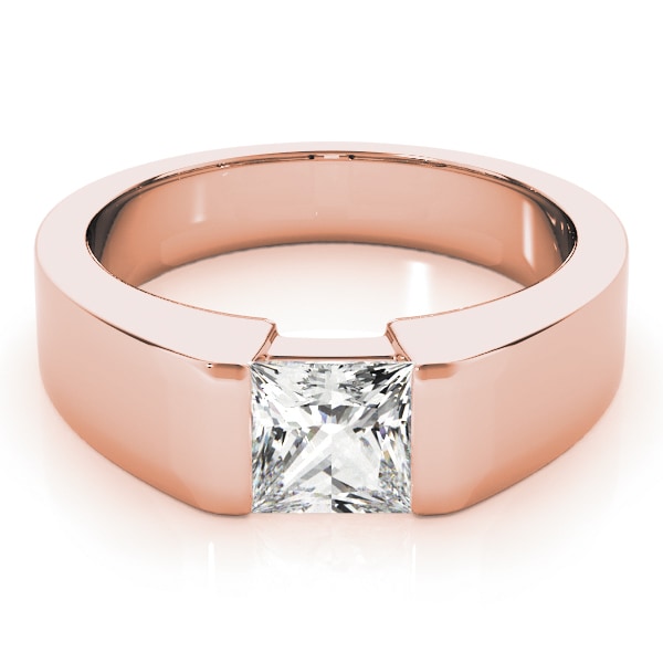 14K Rose Gold 5/8 ct tw Solitaire Diamond Engagement Ring