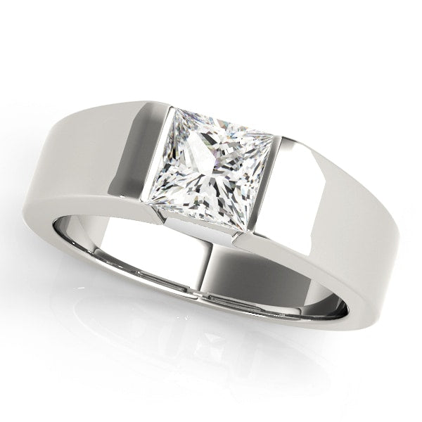 14K White Gold 5/8 ct tw Solitaire Diamond Engagement Ring