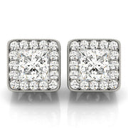 Halo Diamond Earring