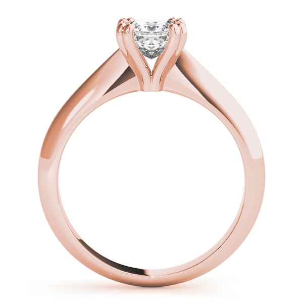 18K Rose Gold 5/8 ct tw Solitaire Diamond Engagement Ring