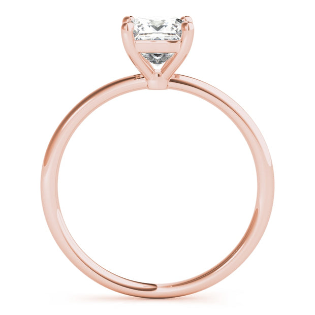 18K Rose Gold 5/8 ct tw Solitaire Diamond Engagement Ring
