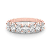 14K Rose Gold 1 ct tw Diamond Wedding Ring