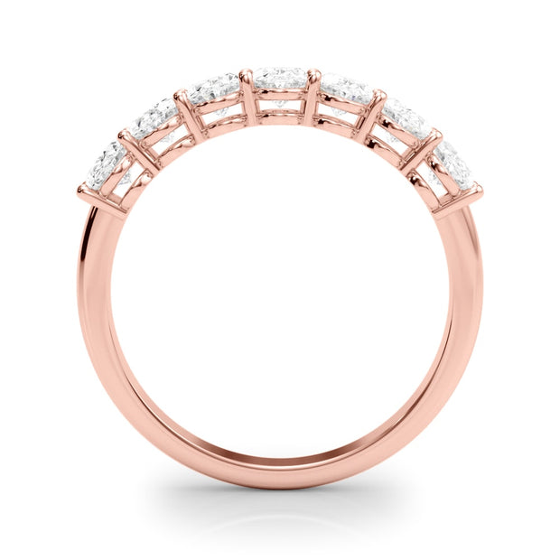 18K Rose Gold 1 ct tw Diamond Wedding Ring