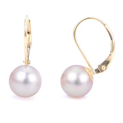 14KT Yellow Gold Akoya Pearl Earring