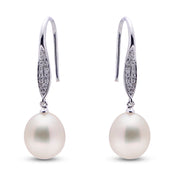 14KT White Gold Freshwater Pearl Earring