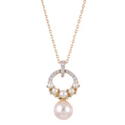 14KT Yellow Gold Freshwater Pearl Necklace