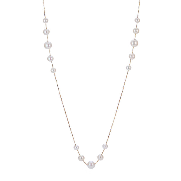 14KT Yellow Gold Freshwater Pearl Necklace
