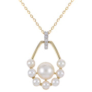 14KT Yellow Gold Freshwater Pearl Necklace