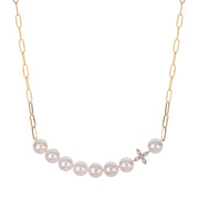 14KT Yellow Gold Freshwater Pearl Necklace