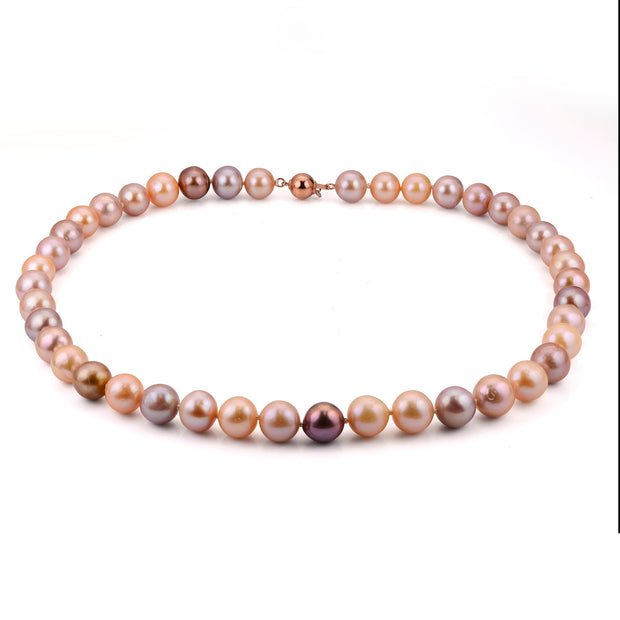 14KT Rose Gold Freshwater Pearl Necklace