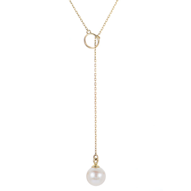 14KT Yellow Gold Freshwater Pearl Necklace