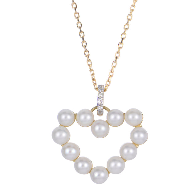 14KT Yellow Gold Freshwater Pearl Necklace