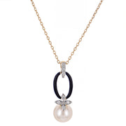 14KT Yellow Gold Freshwater Pearl Necklace
