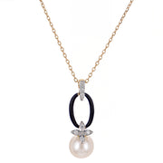 14KT Yellow Gold Freshwater Pearl Necklace