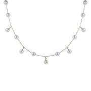 14KT Yellow Gold Freshwater Pearl Necklace