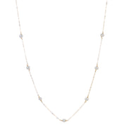 Childrens 14KT Yellow Gold Freshwater Pearl Necklace